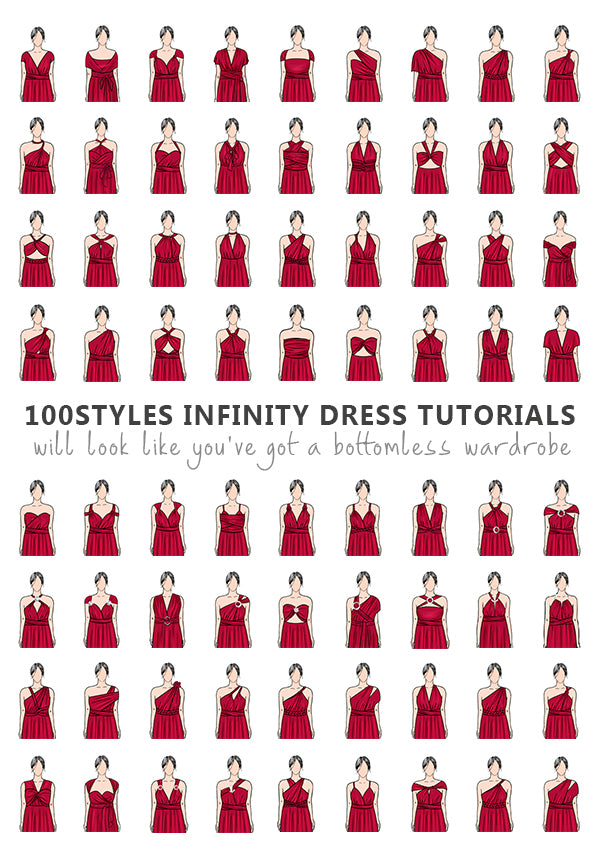 Different ways to wear infinity dress best sale